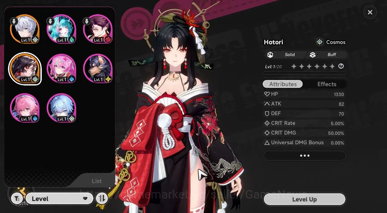 Neverness to Everness Accounts Global EU|HL 3|1 SSR Limited Hotori +1S-Class Char image 1