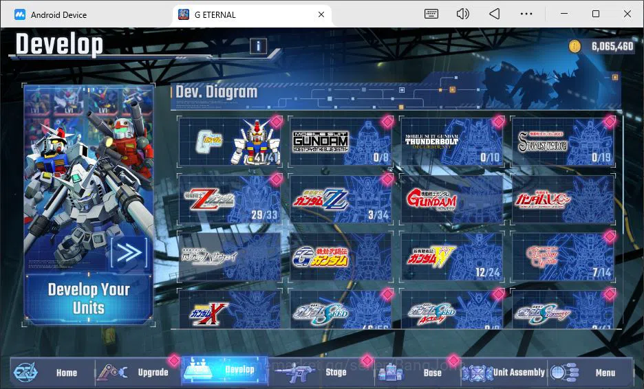 SD Gundam G Generation ETERNAL Accounts GLOBAL rank 29, 7k DM, 17 UR unit, 15+ char, 6 sup image 11