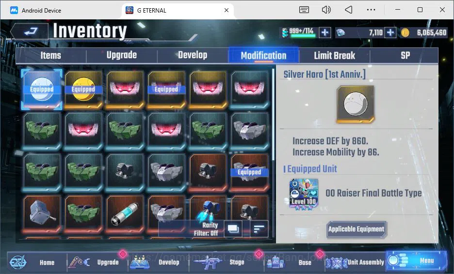 SD Gundam G Generation ETERNAL Accounts GLOBAL rank 29, 7k DM, 17 UR unit, 15+ char, 6 sup image 18