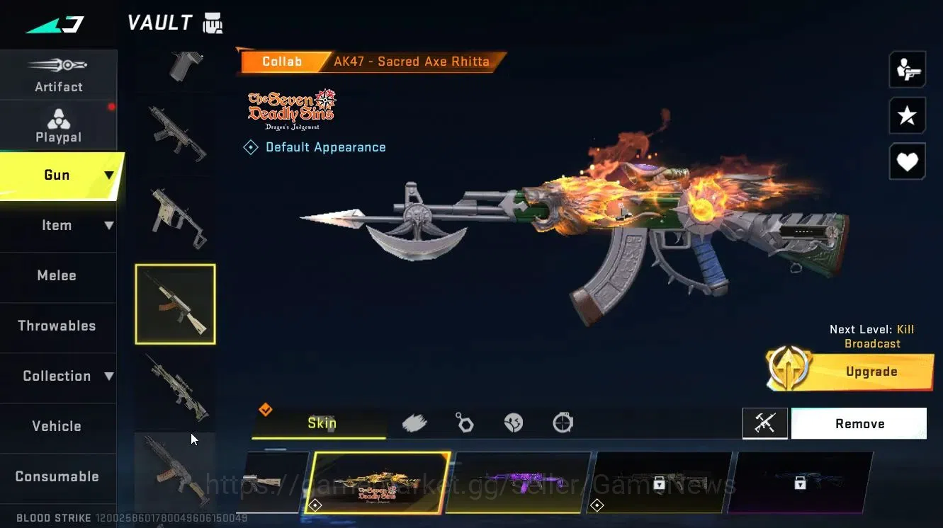 Blood Strike Accounts ASIA|ULTRA [ETHAN,SPIKE,M4A1,Origin-12,Spear]|Coll image 11