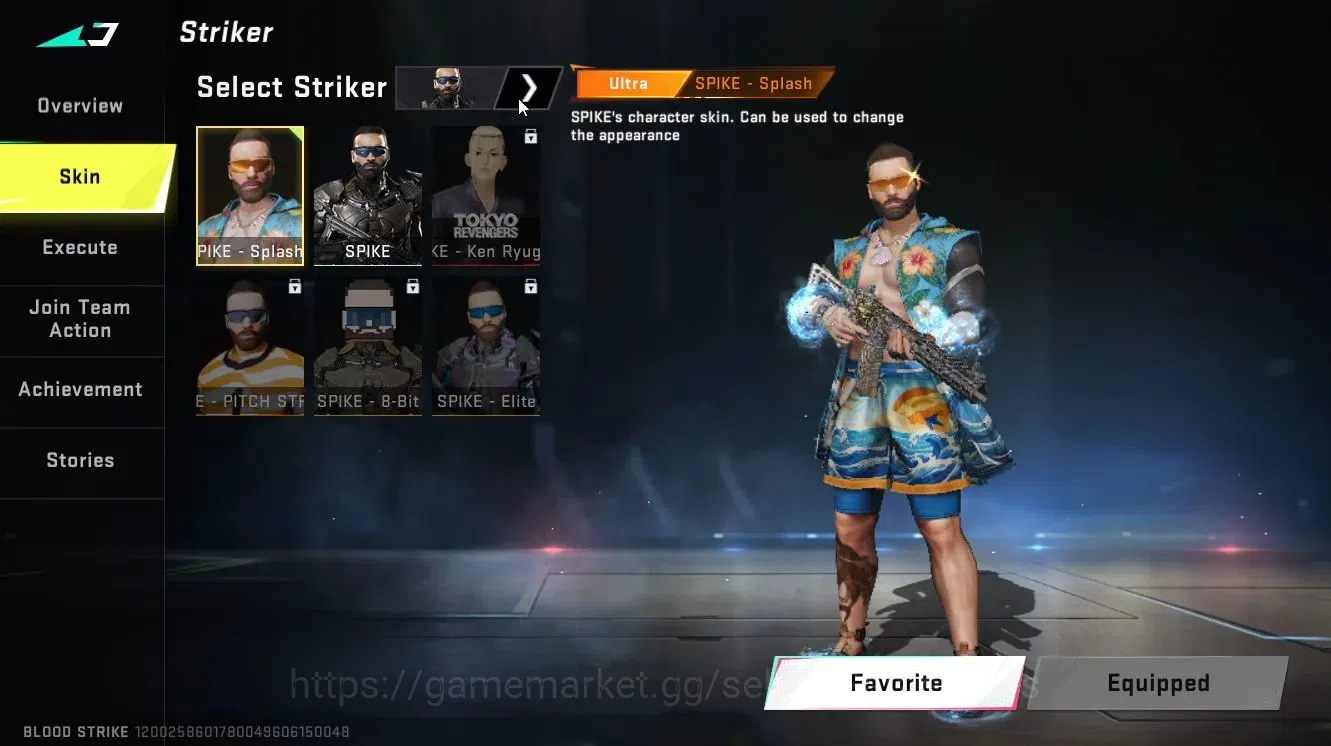 Blood Strike Accounts ASIA|ULTRA [ETHAN,SPIKE,M4A1,Origin-12,Spear]|Coll image 6