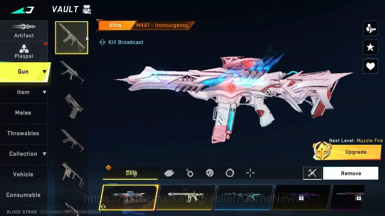 Blood Strike Accounts ASIA|ULTRA [ETHAN,SPIKE,M4A1,Origin-12,Spear]|Coll image 9