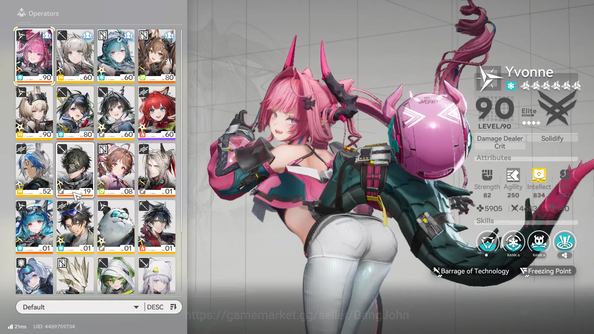 Arknights: Endfield Accounts ASIA | MID GAME | 3 limit +2sign |  Yvonne P1 + Si image 5