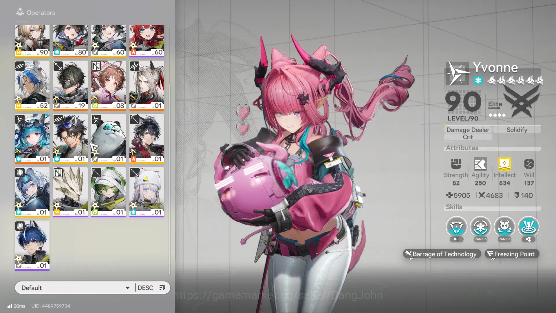 Arknights: Endfield Accounts ASIA | MID GAME | 3 limit +2sign |  Yvonne P1 + Si image 6