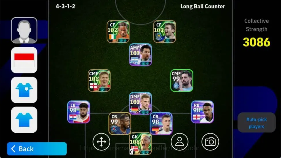 eFootball Accounts Android|PW 3086|Peter Schmeichel Epic,Dldler Drogb image 4
