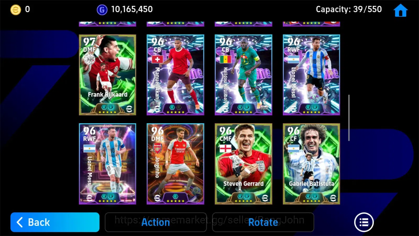 eFootball Accounts Mobile|PW 3217|Jaap Stam Epic,Pepe Epic,Leonardo B image 3