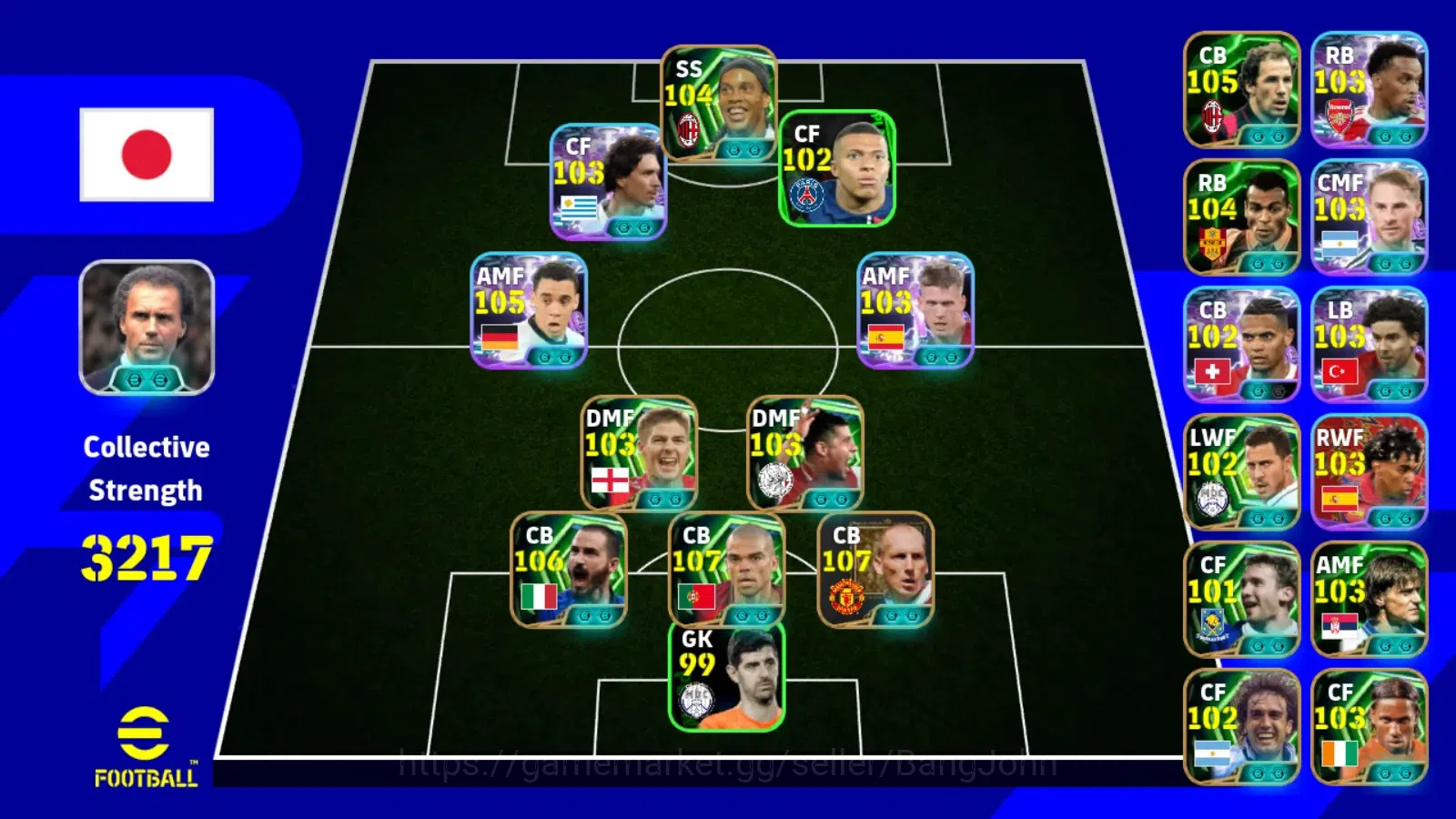 eFootball Accounts Mobile|PW 3217|Jaap Stam Epic,Pepe Epic,Leonardo B image 8