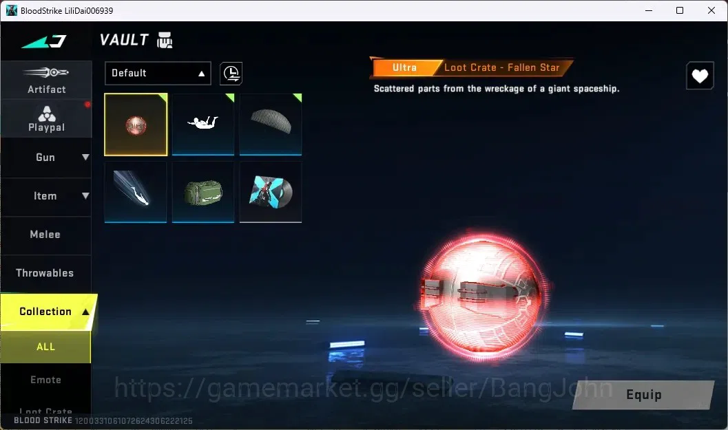 Blood Strike Accounts ASIA | 1 ETERNAL: AUG Empyrean | 1 ULTRA Loot Crat image 4