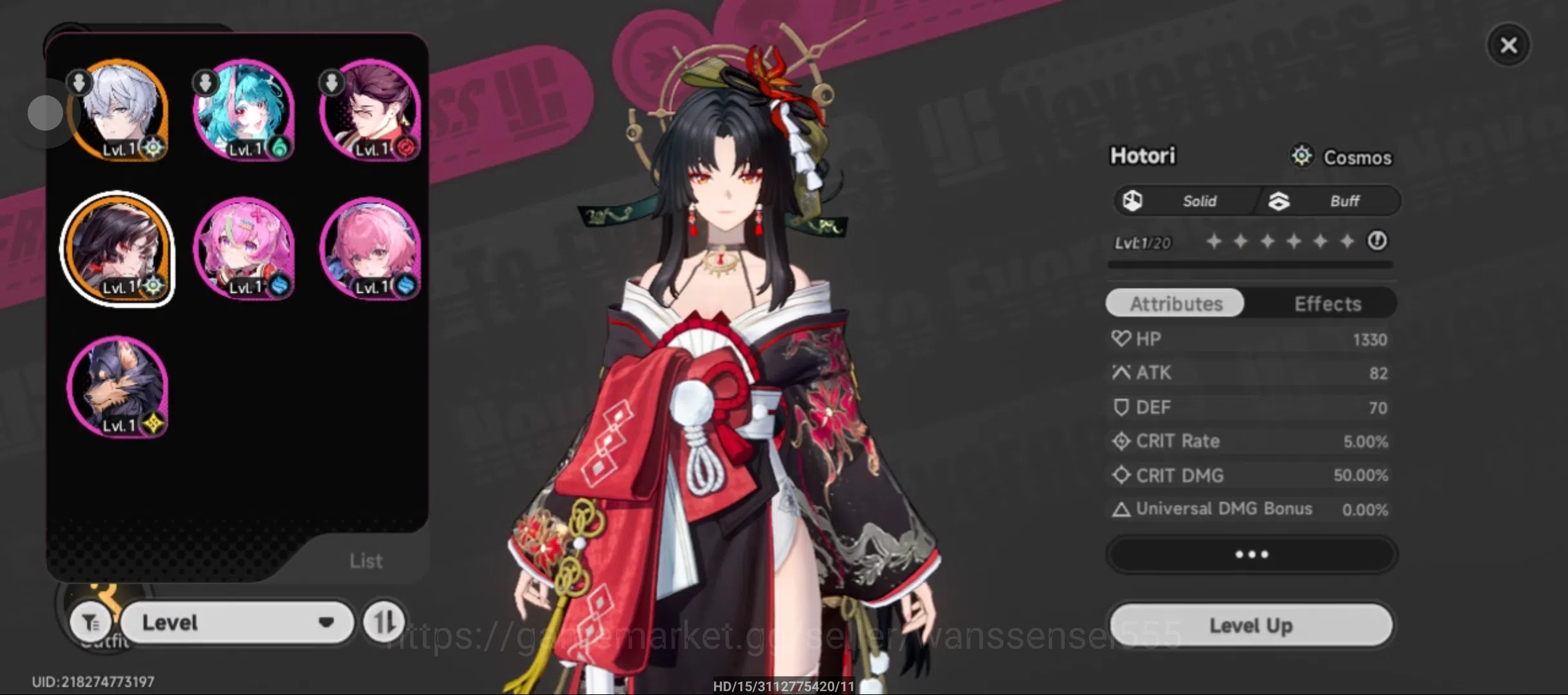 Neverness to Everness Accounts GLOBAL ASIA | HL3 | HOTORI | ARC JIUYIAN | 2 SELEC image 1