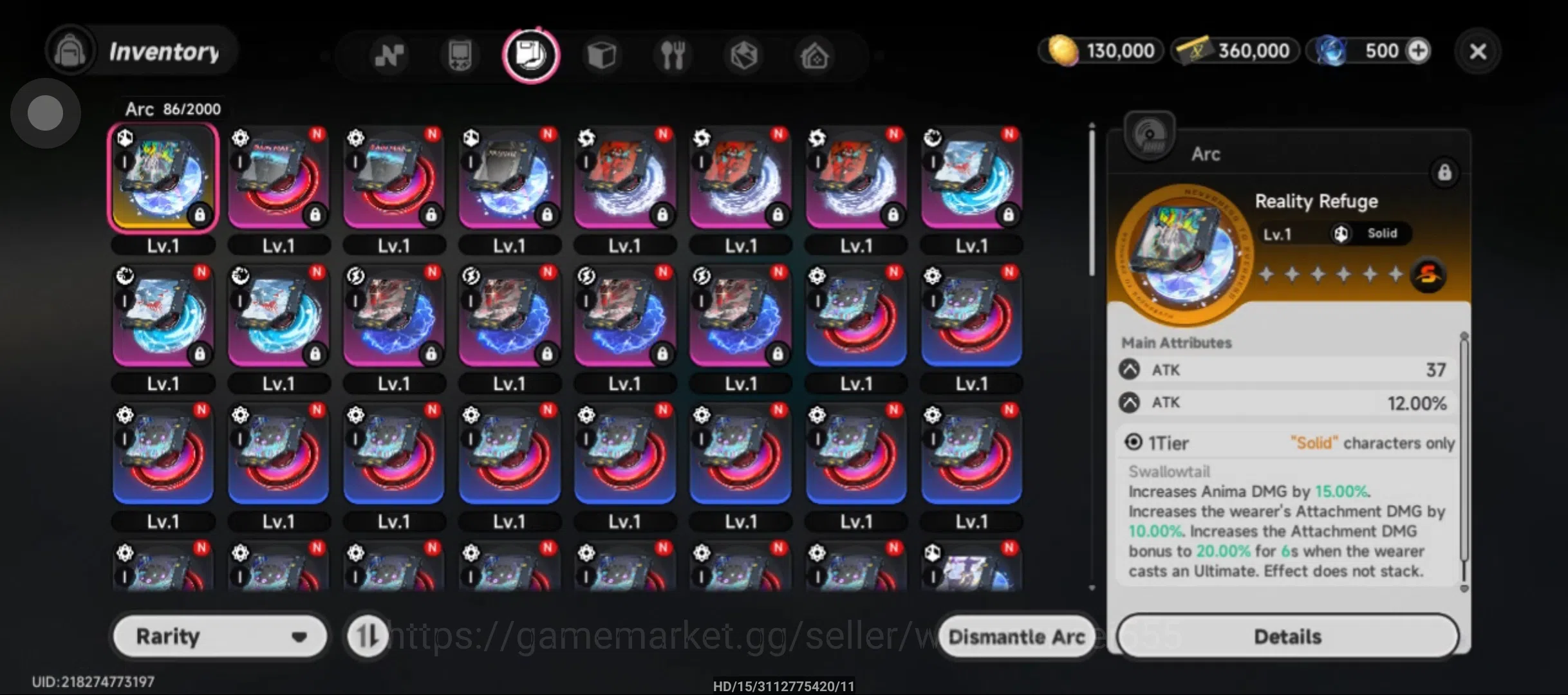 Neverness to Everness Accounts GLOBAL ASIA | HL3 | HOTORI | ARC JIUYIAN | 2 SELEC image 2