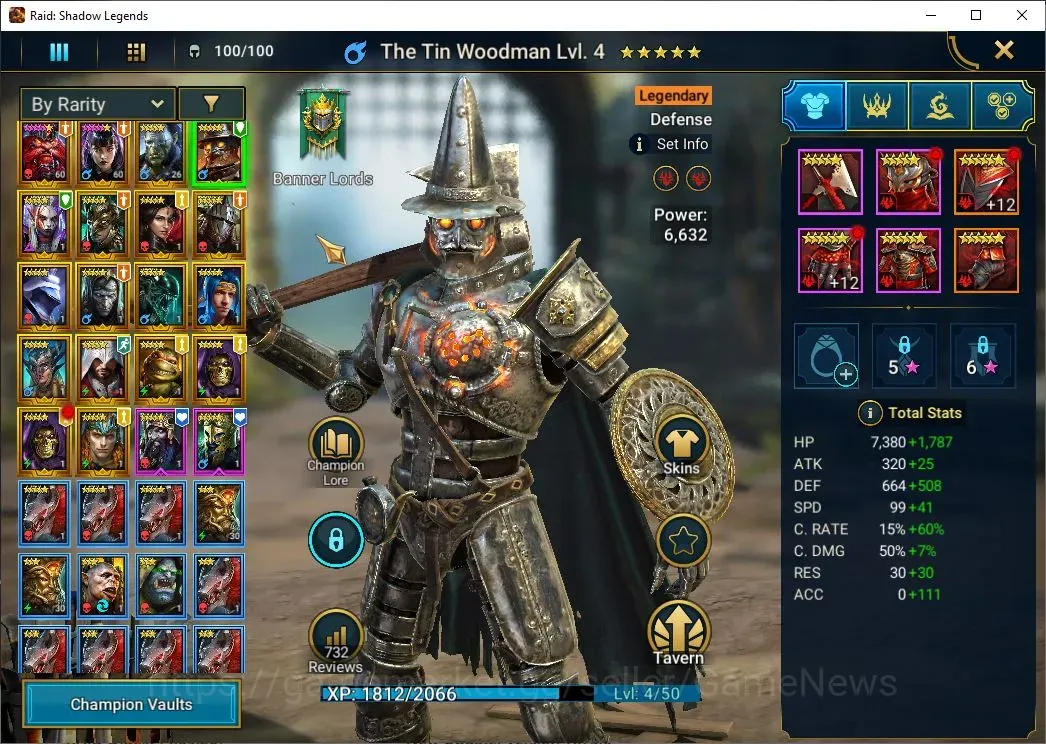 Raid: Shadow Legends Accounts Mid-Game Lv 45|600K Power|19 Legend(Ninja,The 1