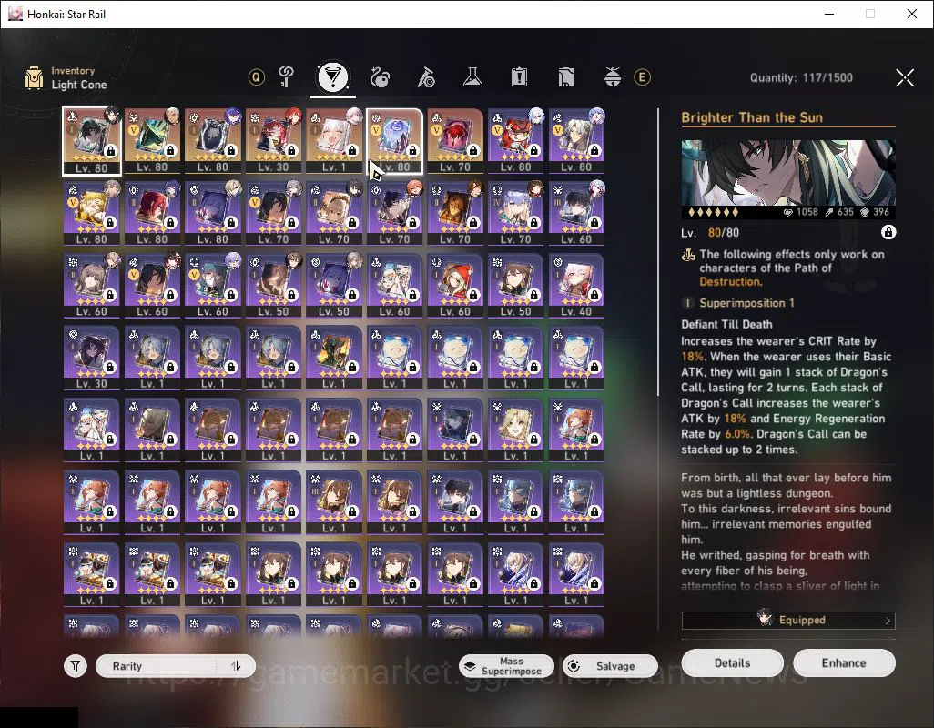 Honkai Star Rail Accounts Asia|TL 70|15 Limited|[AcaheronE2,Danil]+Sign,Jing image 8