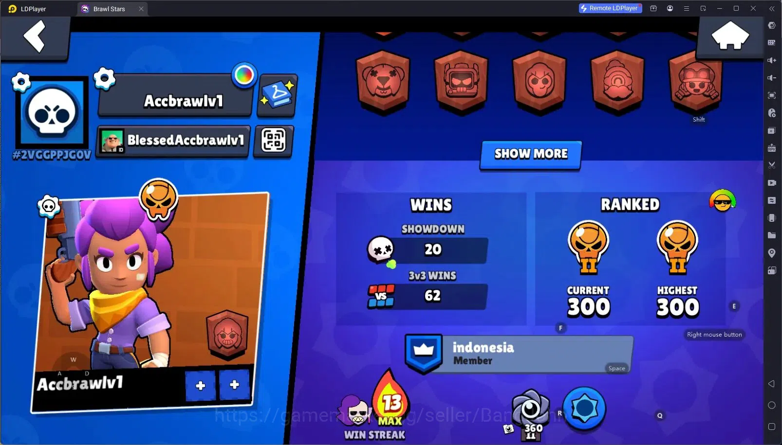 Brawl Stars Accounts Android | 1149 Thropy|18 Brawler|2 Max Hypercharge image 3