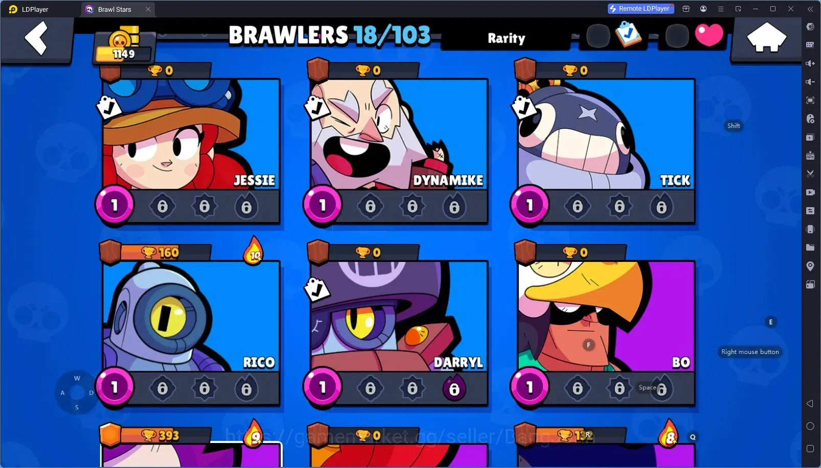 Brawl Stars Accounts Android | 1149 Thropy|18 Brawler|2 Max Hypercharge image 6