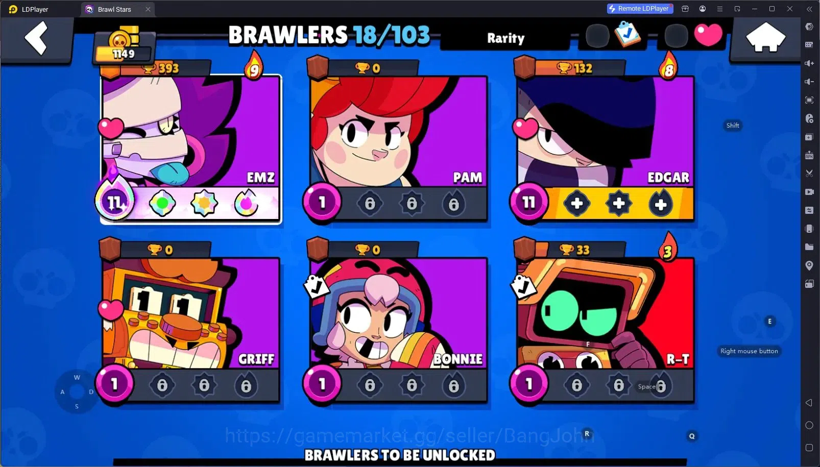 Brawl Stars Accounts Android | 1149 Thropy|18 Brawler|2 Max Hypercharge image 7