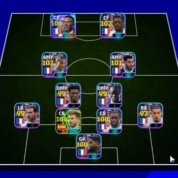 eFootball Accounts Others Android|National Team Pack France 2026|3 Epic Gerrard Pique|Show Time Kylian Mbappe,Etc|Check