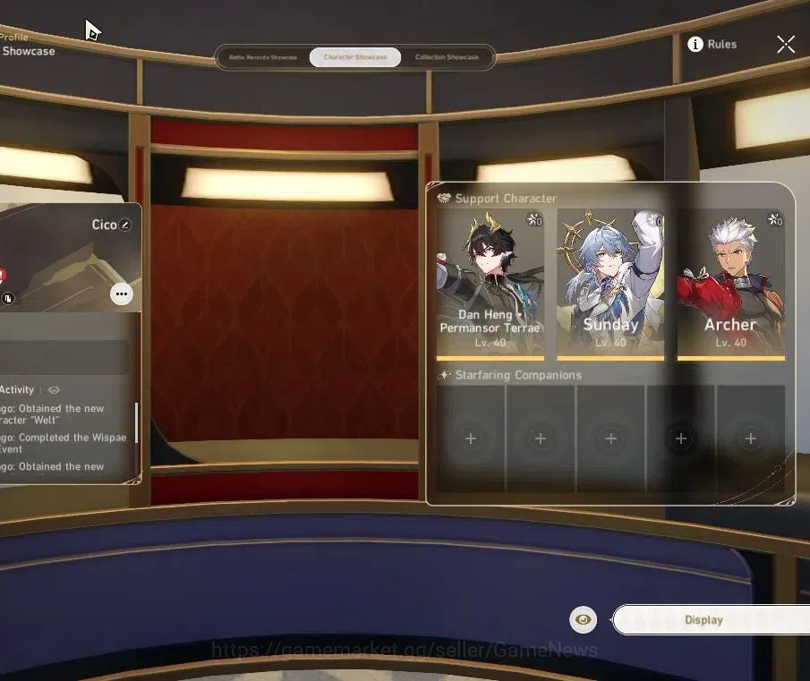 Honkai Star Rail Accounts Asia|TL 30|5 Limited|[Sunday,Sparkle,Dante,Archer, image 2