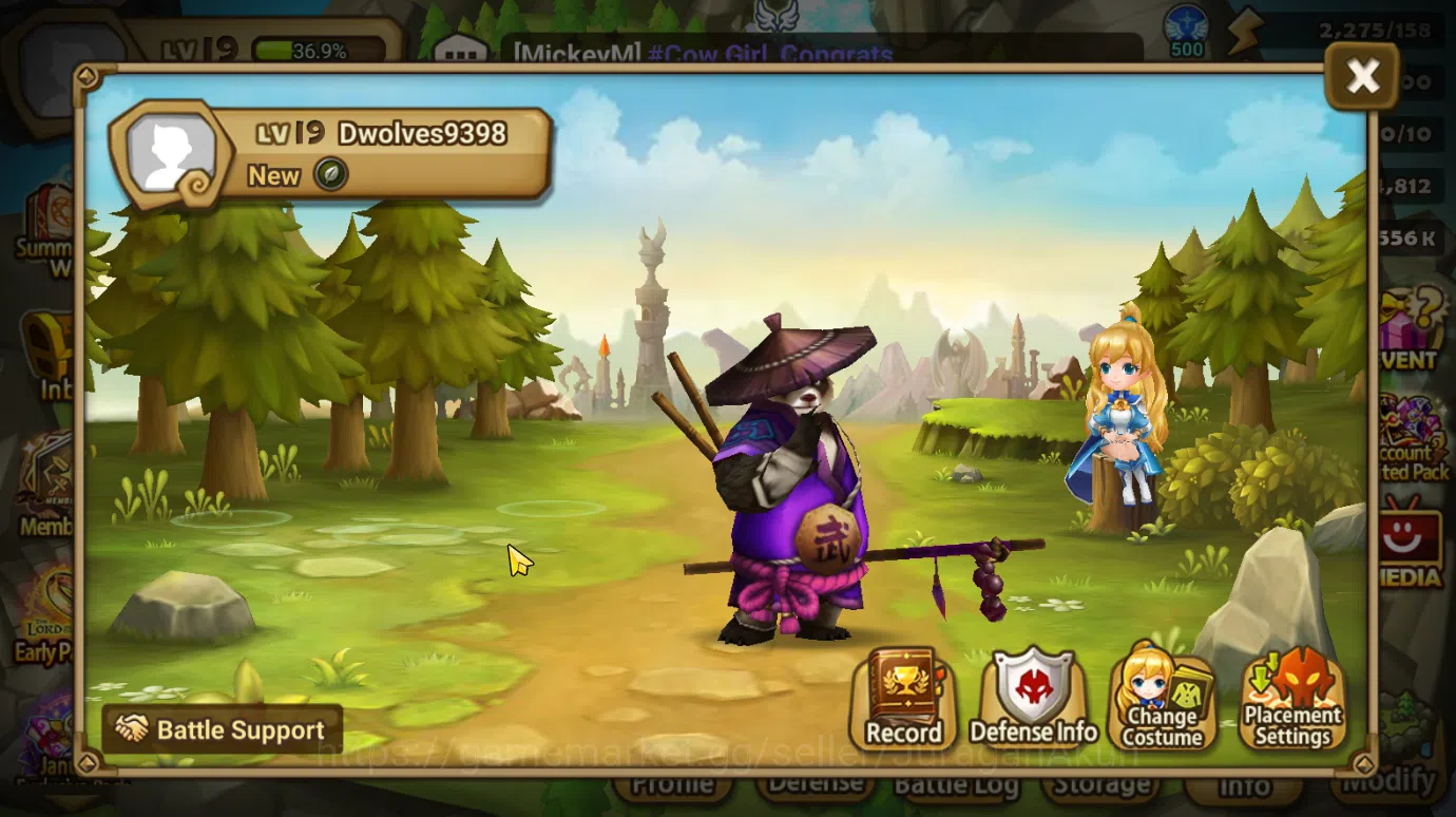 Summoners War: Sky Arena Accounts Starter ASIA STARTER 1 LD Mi Ying Unawkn + Many Scroll|2 NB5+9 6* Monster|1 Trans Scroll,4 5