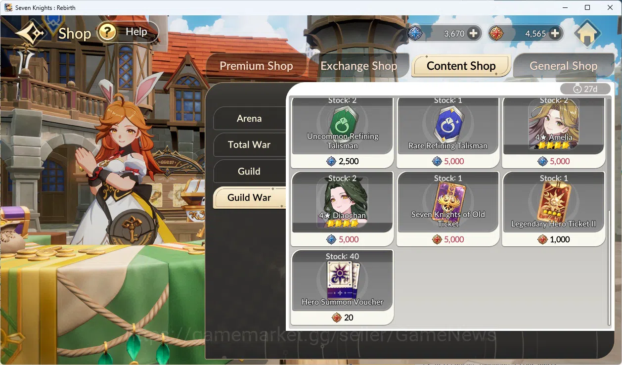 Seven Knights Re:Birth Accounts GlobalSEA|4 Ex-7k[MeliaTC2,RosieTC1,Juri,Gelidus]+ image 12