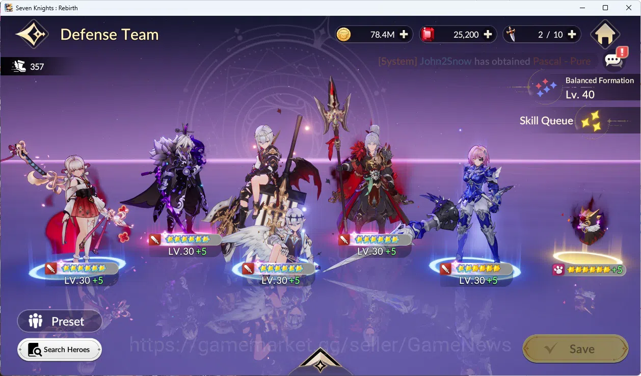 Seven Knights Re:Birth Accounts GlobalSEA|4 Ex-7k[MeliaTC2,RosieTC1,Juri,Gelidus]+ image 2