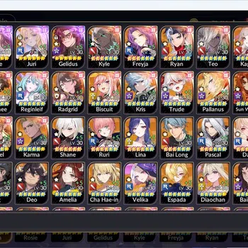 Seven Knights Re:Birth Accounts GlobalSEA|4 Ex-7k[MeliaTC2,RosieTC1,Juri,Gelidus]+ image 1
