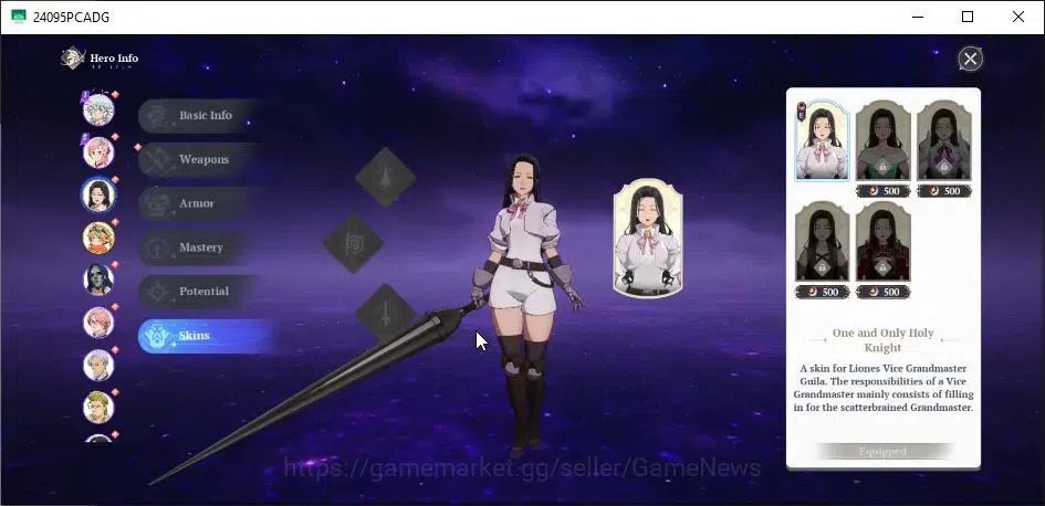 The Seven Deadly Sins: Origin Accounts SEA|Lv 2|Starter 2 SSR[Merlin,Daisy]|8 SR[Tristan, image 4