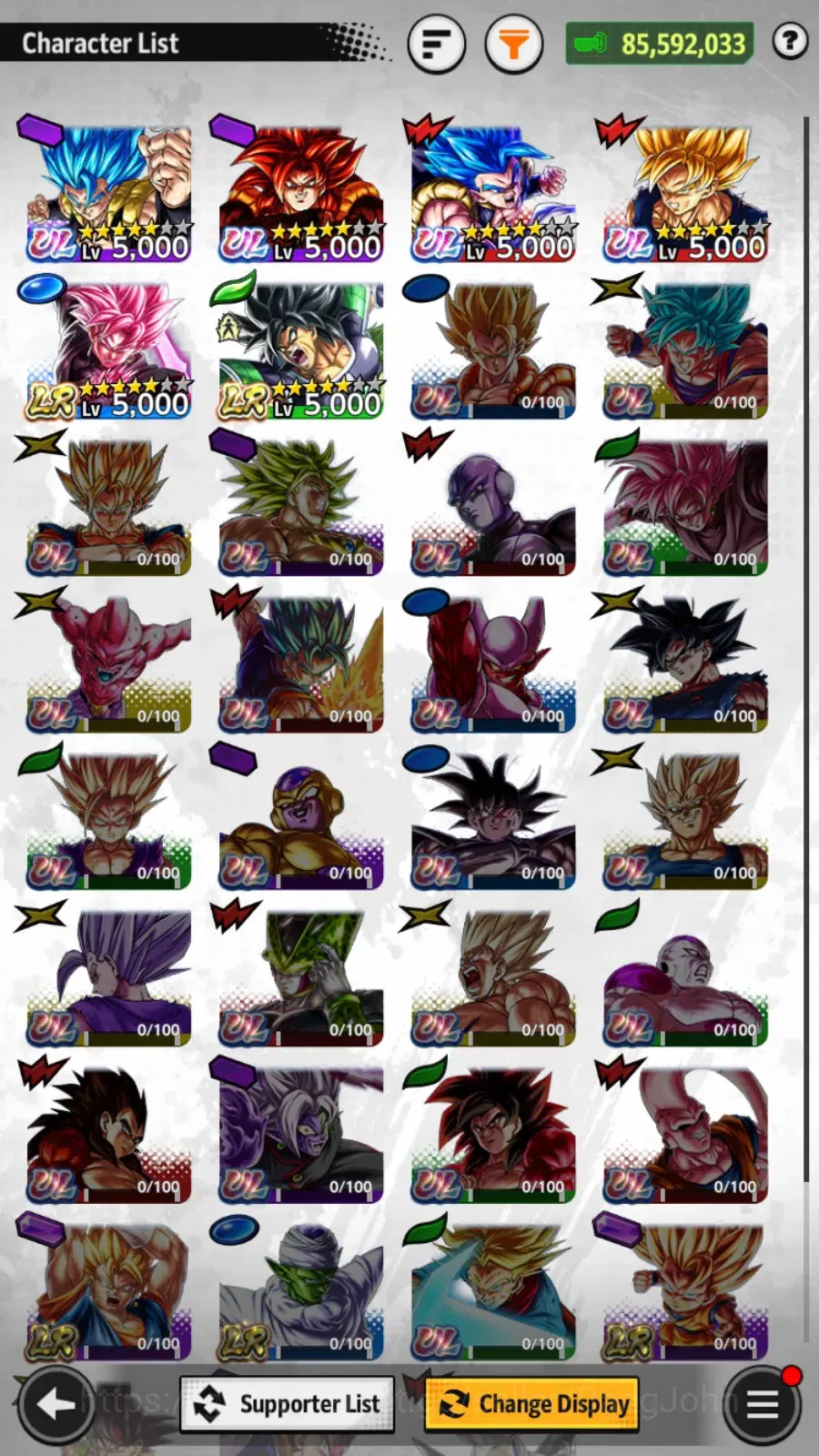 Dragon Ball Legends Accounts Android|Lvl 147|85.5M Power|13.5K CC|2 LR|4 UL|LR  image 14