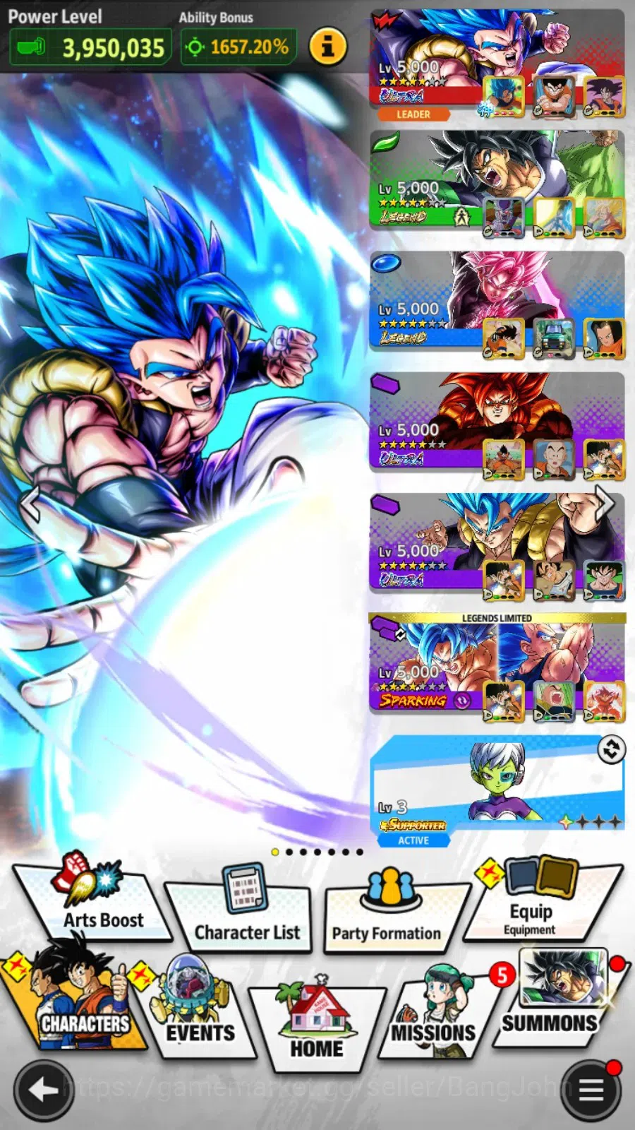 Dragon Ball Legends Accounts Android|Lvl 147|85.5M Power|13.5K CC|2 LR|4 UL|LR  image 15