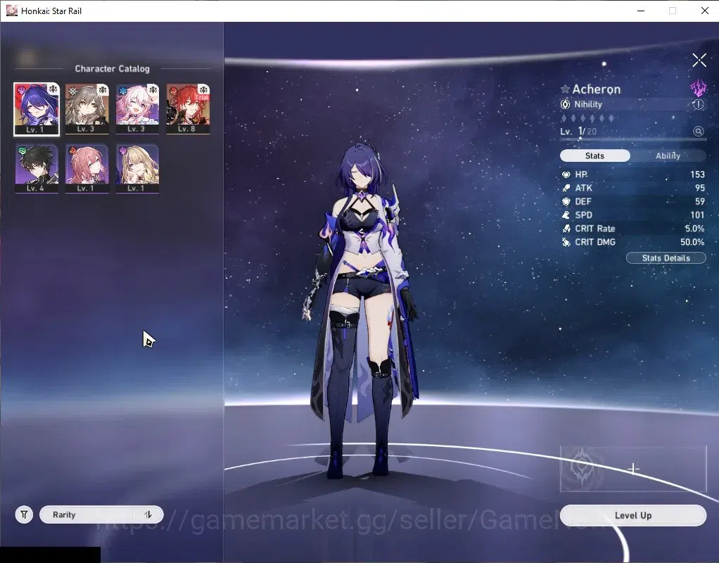 Honkai Star Rail Accounts America|TL 3|1 Limited [Acheron]|1 Golden Companio image 4