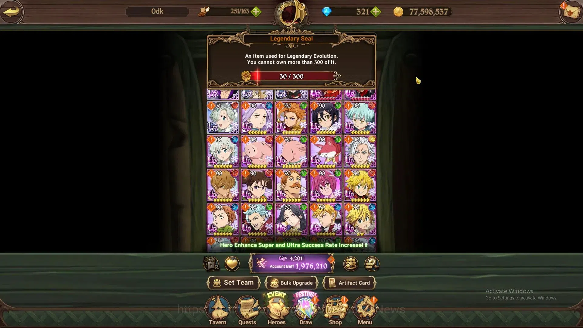 The Seven Deadly Sins: Grand Cross Accounts Global|1,9M CC|30 LS+ 333 DM|3 LR+6 UR|Brunhil,Eli image 6