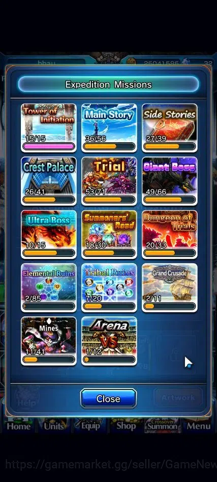 Grand Summoners Accounts End-Game Global|Rank 89|23 Ascend+9 TW|[Roy,Inumuta,Emiya,Chloe,Etc]+TW,S Miyu,Fen,S 7