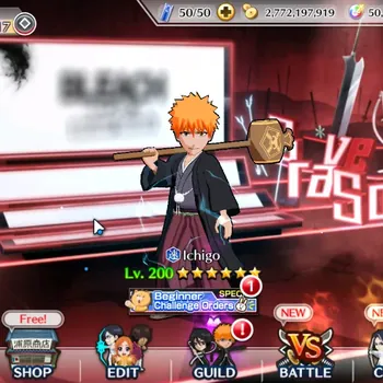 Bleach: Brave Souls Accounts High-End Global | 50K+ Orb + 843K BP|8.2K Brave Souls Accessory Ticket|Kenpachi and Gremmy 9th