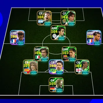 eFootball Accounts Legends & Iconic Players COLECTIVE 3216+ | ANDREA PIRLO x NEW C PUYOL x F INZAGHI x S ETOO x M