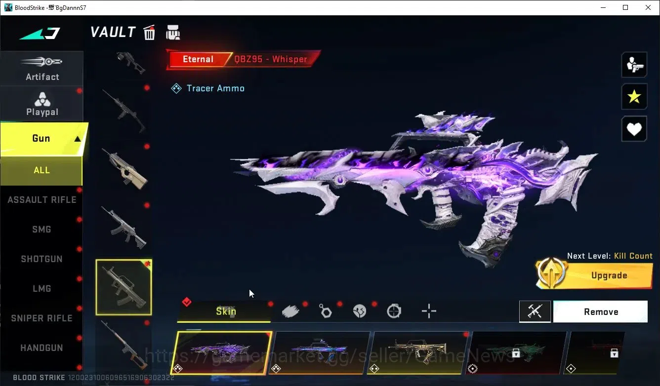 Blood Strike Accounts ASIA|ETERNAL Lv3[UZI-Star,QBZ95]+MELEE TalonKnife| image 10