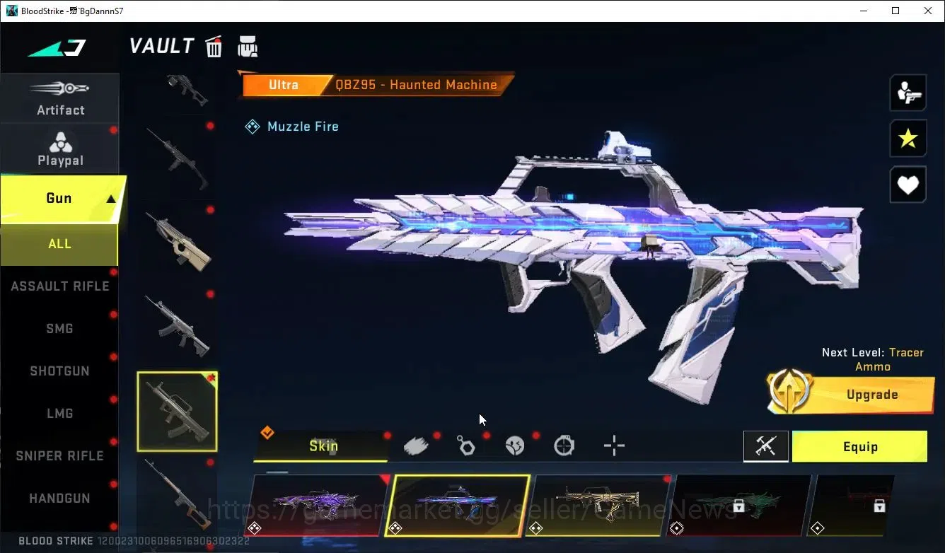Blood Strike Accounts ASIA|ETERNAL Lv3[UZI-Star,QBZ95]+MELEE TalonKnife| image 12