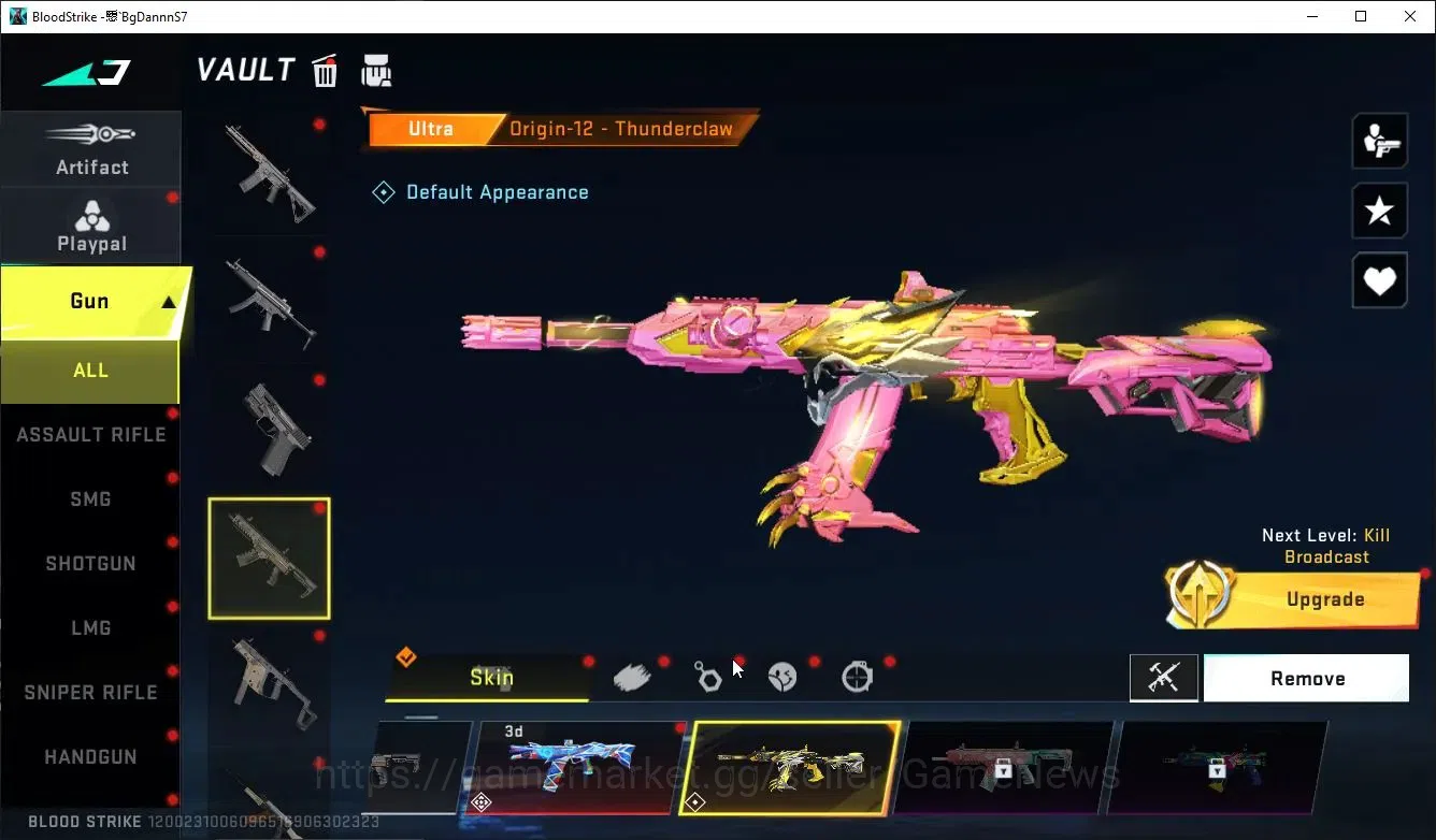 Blood Strike Accounts ASIA|ETERNAL Lv3[UZI-Star,QBZ95]+MELEE TalonKnife| image 13
