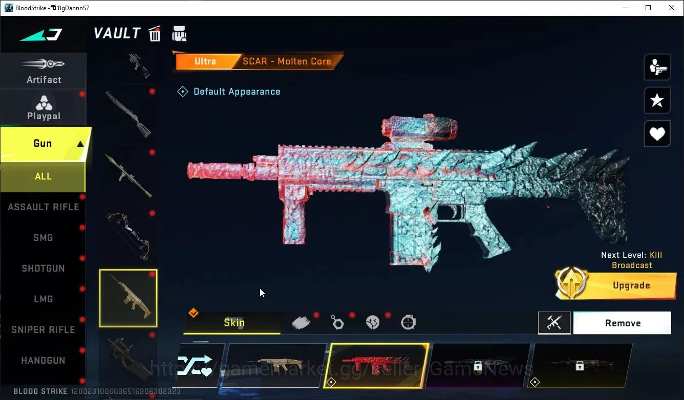 Blood Strike Accounts ASIA|ETERNAL Lv3[UZI-Star,QBZ95]+MELEE TalonKnife| image 15