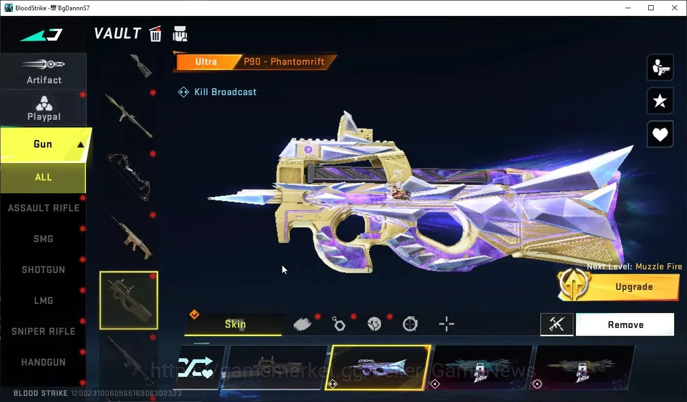 Blood Strike Accounts ASIA|ETERNAL Lv3[UZI-Star,QBZ95]+MELEE TalonKnife| image 16
