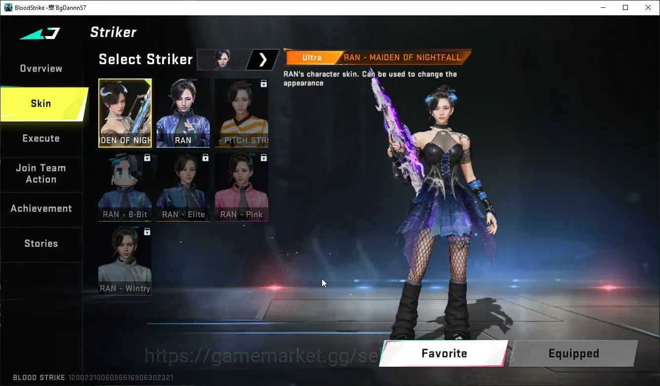 Blood Strike Accounts ASIA|ETERNAL Lv3[UZI-Star,QBZ95]+MELEE TalonKnife| image 3