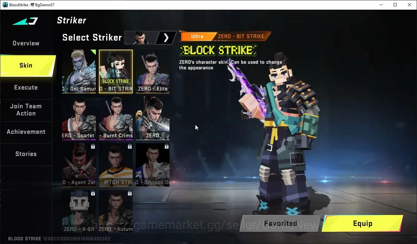 Blood Strike Accounts ASIA|ETERNAL Lv3[UZI-Star,QBZ95]+MELEE TalonKnife| image 6