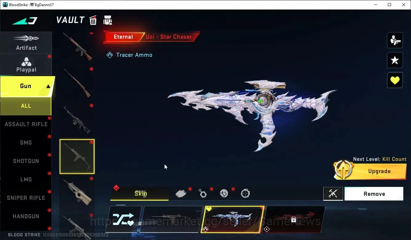 Blood Strike Accounts ASIA|ETERNAL Lv3[UZI-Star,QBZ95]+MELEE TalonKnife| image 8