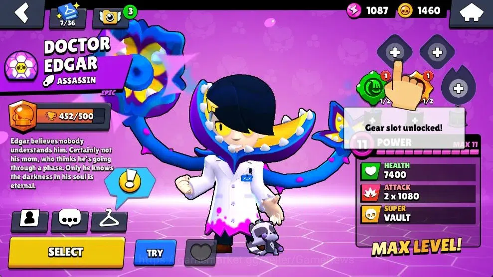 Brawl Stars Accounts 1007 Trophy|14 Brawlers 2 Max Lv [Edgar,Shelly]|2  image 11