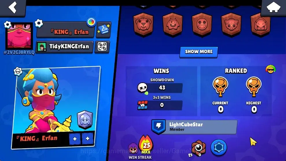 Brawl Stars Accounts 1007 Trophy|14 Brawlers 2 Max Lv [Edgar,Shelly]|2  image 3