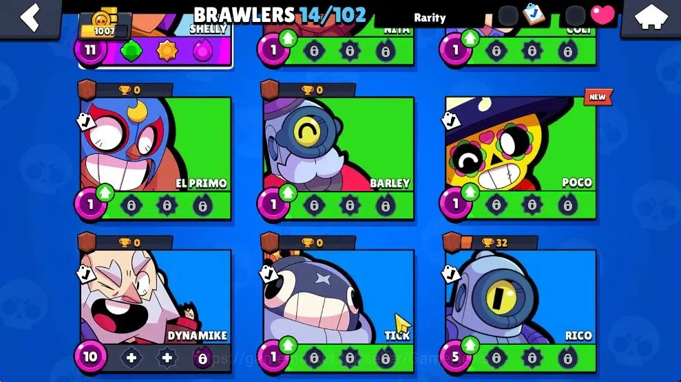 Brawl Stars Accounts 1007 Trophy|14 Brawlers 2 Max Lv [Edgar,Shelly]|2  image 6