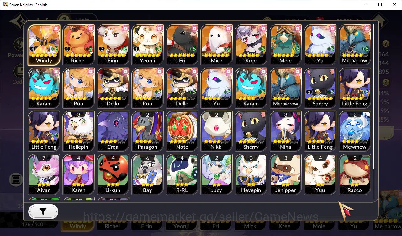 Seven Knights Re:Birth Accounts Global SEA|Full Ex-7k[RosieTC1,Fai,Melia,Juri,Geli image 15