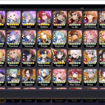 Seven Knights Re:Birth Accounts Global SEA|Full Ex-7k[RosieTC1,Fai,Melia,Juri,Geli image 1