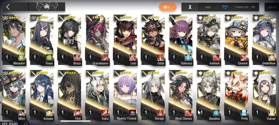 Arknights Accounts Lv 64| 166 OP+8 Skin | 5790 Orun |6 Limited+Collab image 6