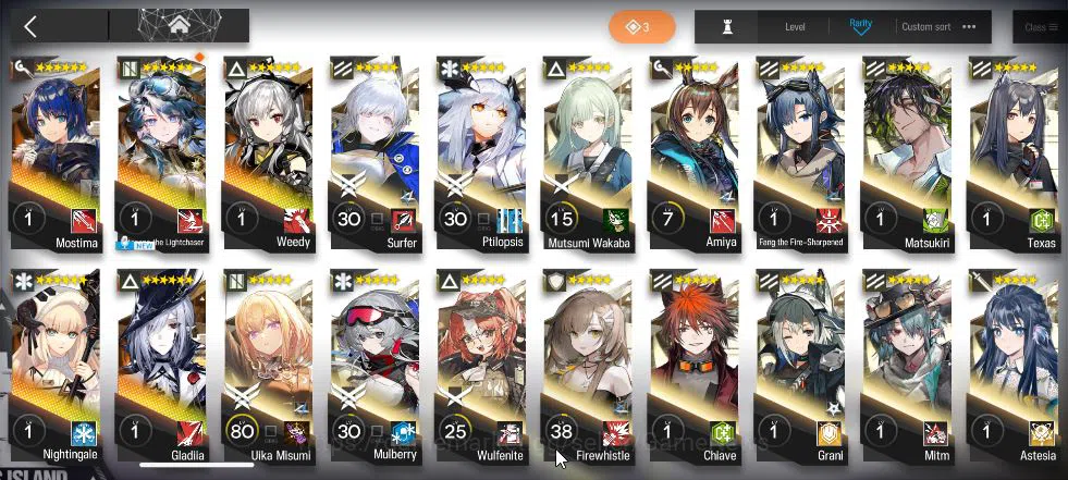 Arknights Accounts Lv 64| 166 OP+8 Skin | 5790 Orun |6 Limited+Collab image 7
