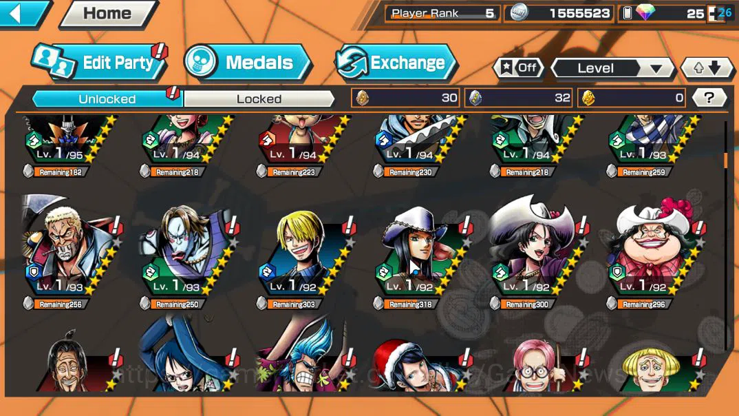One Piece Bounty Rush Accounts Global|4 EX|DD Shanks,5 Elders St Ethanborn V.Nusj image 8