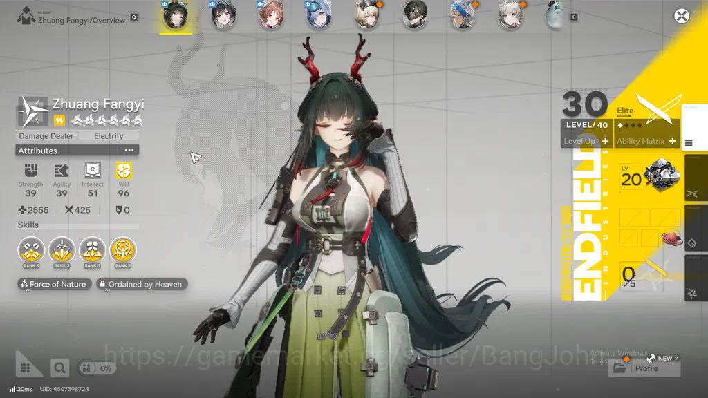 Arknights: Endfield Accounts ASIA|Starter Fangyi,Ardelia,Mc Male|New Horisons o image 1